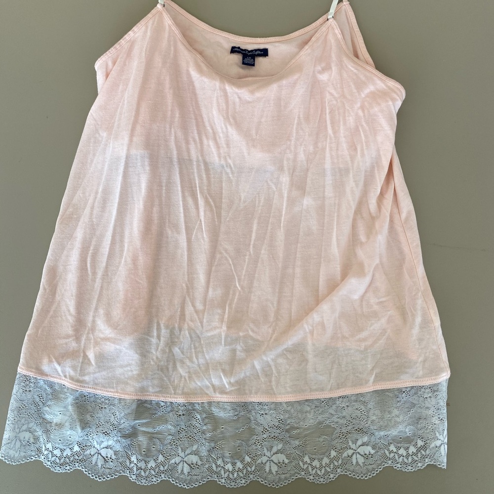 Lace cami with shelf bra